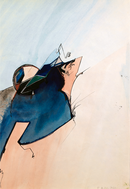 Calligraphies, Dessin à l'encre sur papier